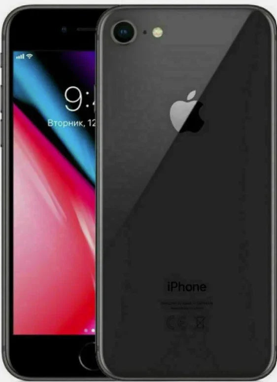 Apple iPhone 8 - 64GB - Black (Unlocked) Smartphone