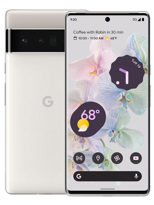 Google Pixel 6 - 128GB - Cloudy White (Unlocked) Smartphone