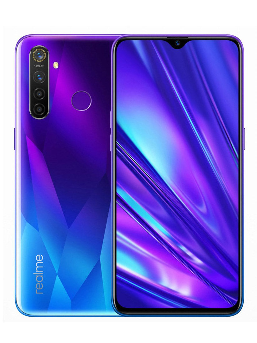 Realme 5 (Dual SIM) - 64GB - Purple (Unlocked) Smartphone