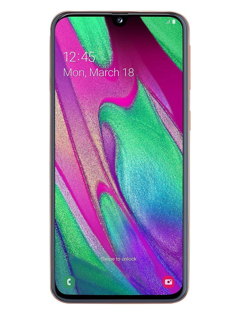 Samsung Galaxy A40 - (Dual SIM) - 64GB - Orange (Unlocked) Smartphone