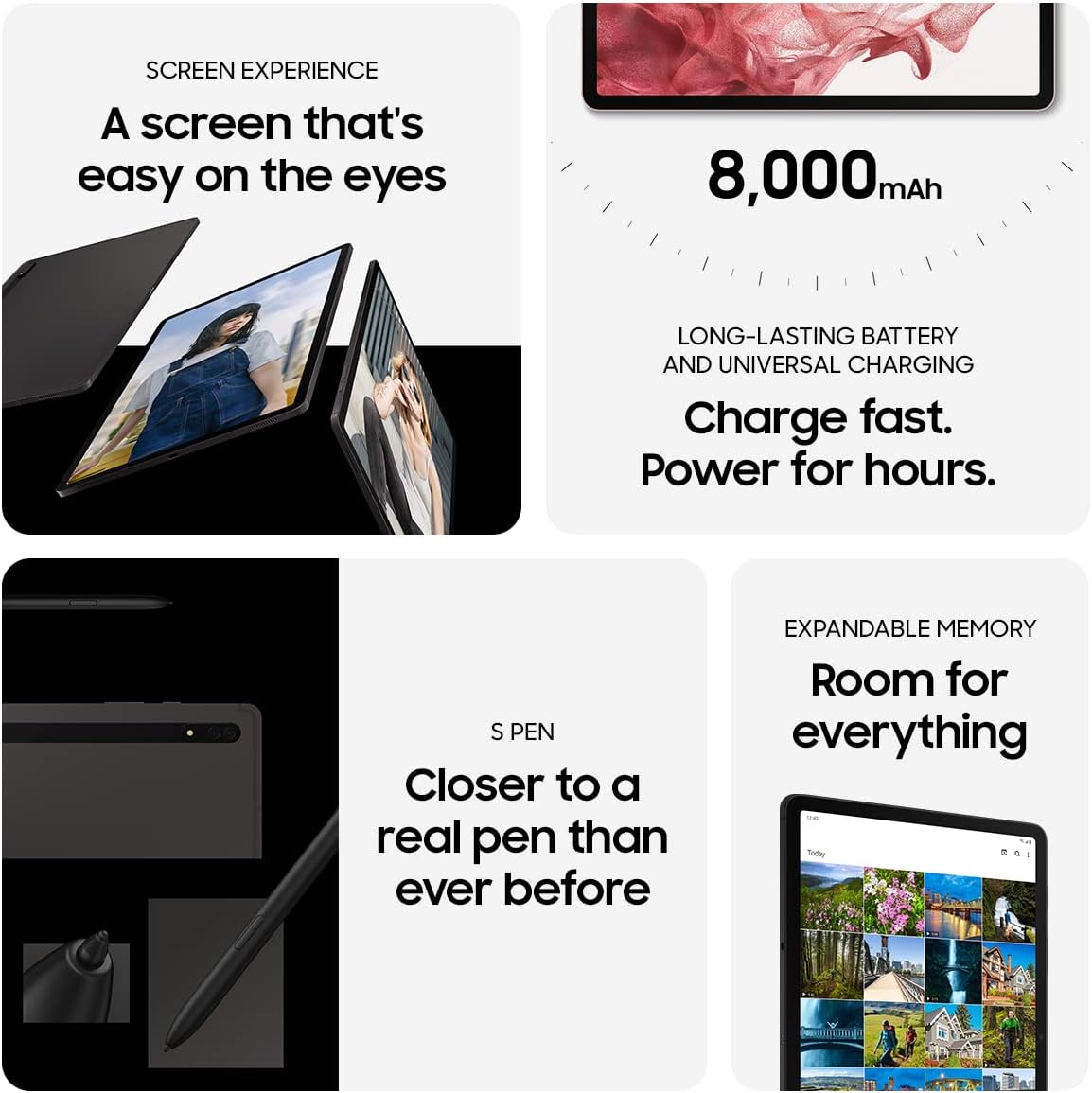 Samsung Galaxy Tab S8 SM-X700 - 128GB - WiFi - Graphite - UK Model