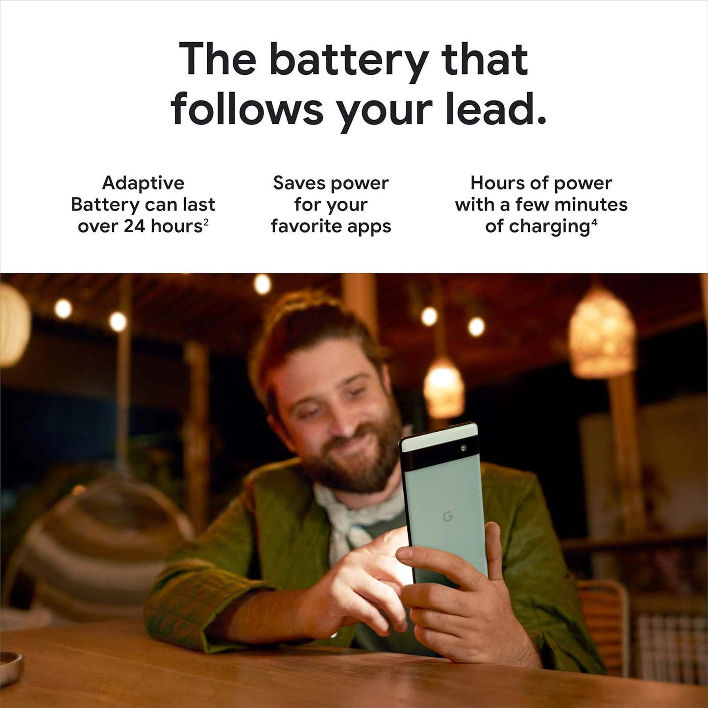 Google Pixel 6a - 128GB - Chalk (Unlocked) Smartphone