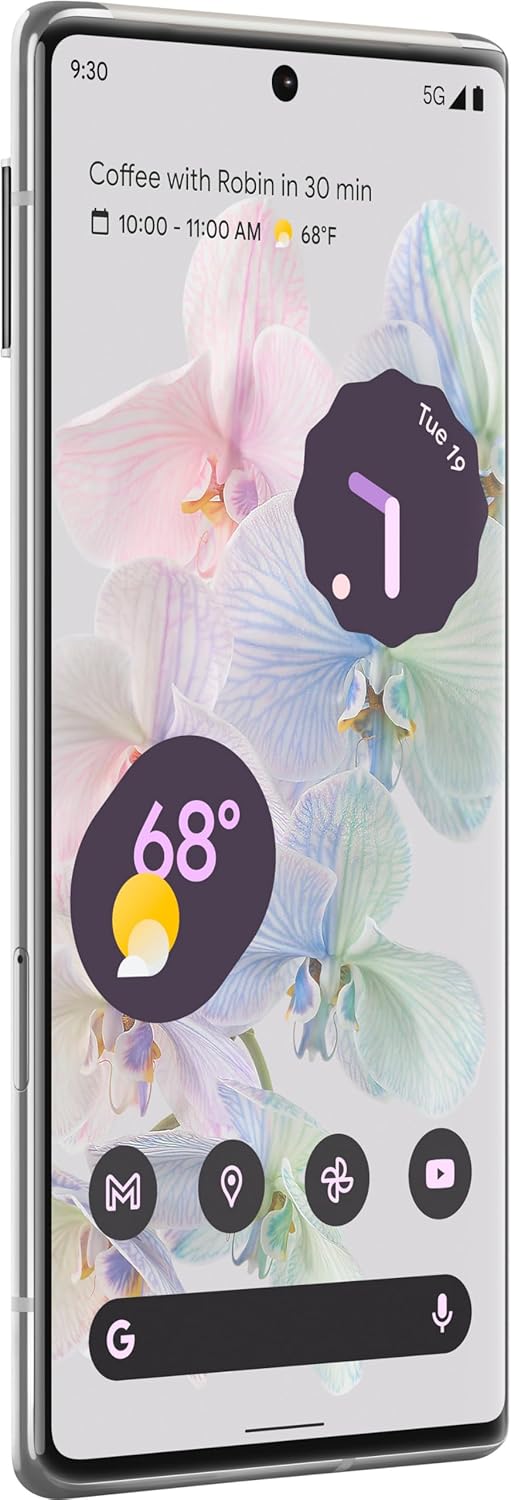 Google Pixel 6 - 128GB - Cloudy White (Unlocked) Smartphone