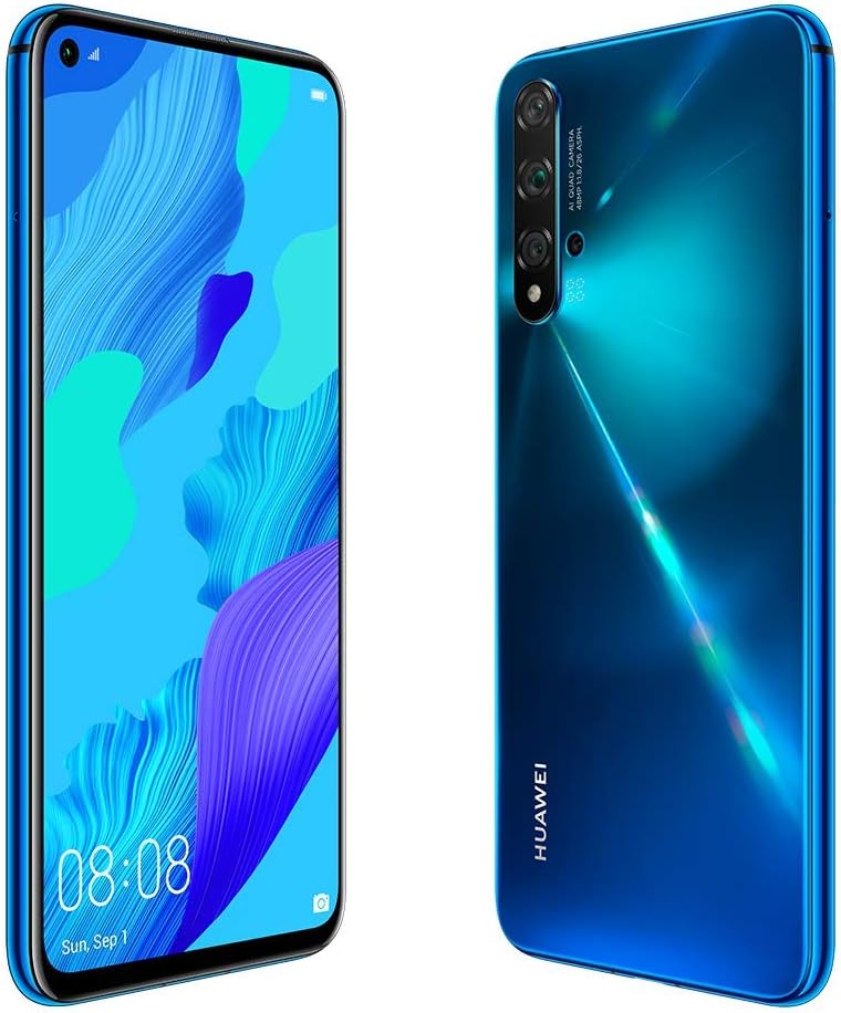 Huawei Nova 5T (Dual SIM) - 128GB - Crush Blue (Unlocked) Smartphone