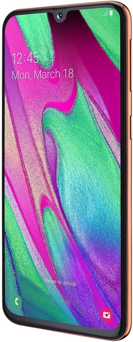Samsung Galaxy A40 - (Dual SIM) - 64GB - Orange (Unlocked) Smartphone