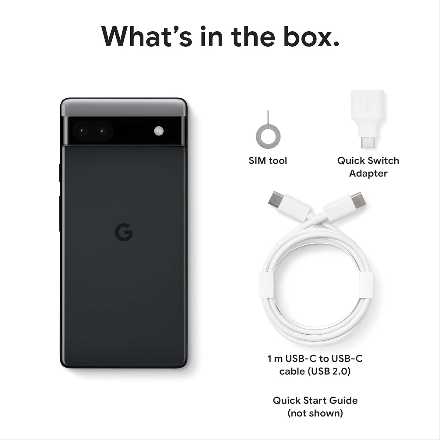 Google Pixel 6a - 128GB - Chalk (Unlocked) Smartphone